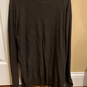 Dark Brown Men’s Crewneck Sweater